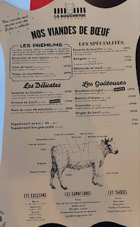 Restaurant à viande Restaurant La Boucherie à Chemaudin et Vaux - menu / carte