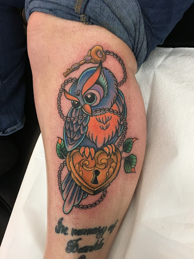 Explore truck driver tattoo ideas, creative tattoo ideas in Kingsford, available at Deft Tattoo Studio