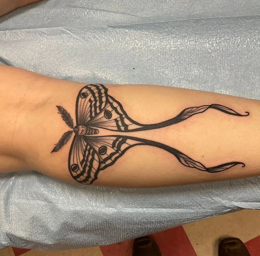 Explore halloween tattoo sleeve ideas, creative tattoo ideas in Ambler, available at Tattoo GalaxyAmbler Piercing & Custom Tattoos