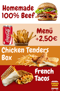 Restaurant de hamburgers Cooper's Wagon à Grenzach-Wyhlen (le menu)