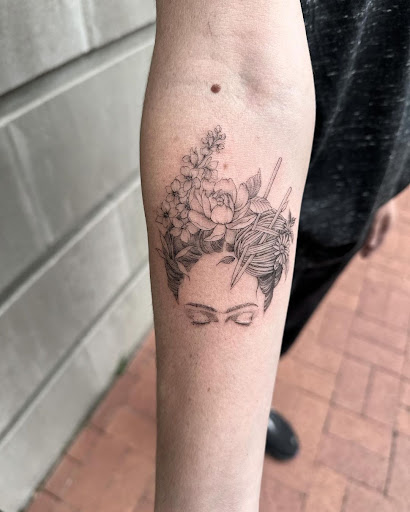 Explore thigh hip tattoo ideas, creative tattoo ideas in Montclair, available at Painted Soul Arts