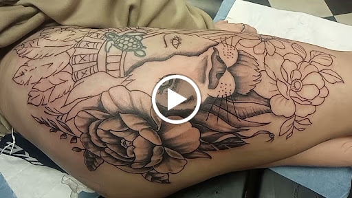 Explore back of the arm tattoo ideas, creative tattoo ideas in Newport, available at T N T Explosive Tattoo