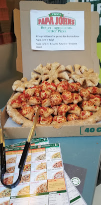 Carte du Papa Johns Pizza à Flensburg