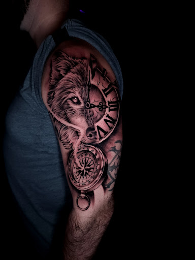 Explore nature tattoo sleeve ideas, creative tattoo ideas in College Station, available at Legacy Tattoo Lounge