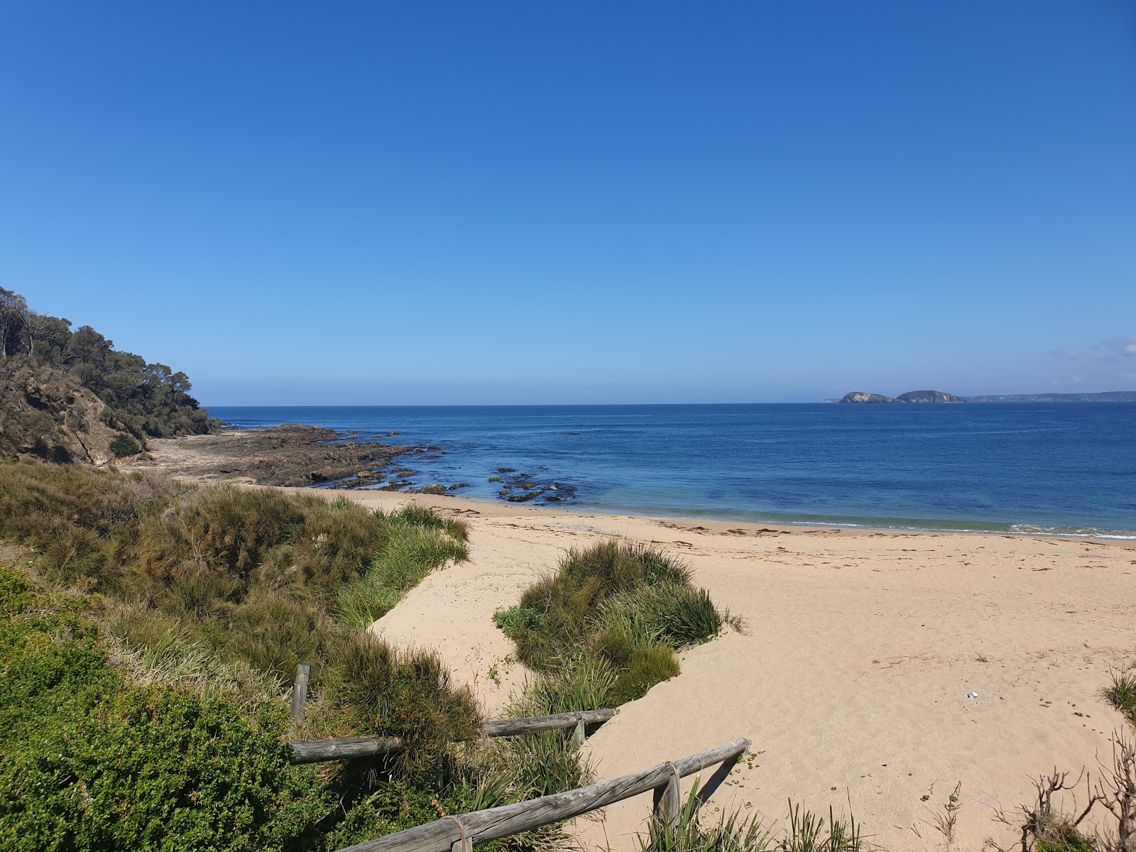 Foto av North Head Beach vildmarksområde