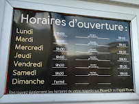 Menu du Subway à Tours