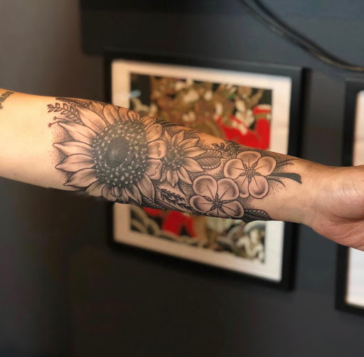 Explore joy tattoo ideas, creative tattoo ideas in Kingsford, available at Deft Tattoo Studio