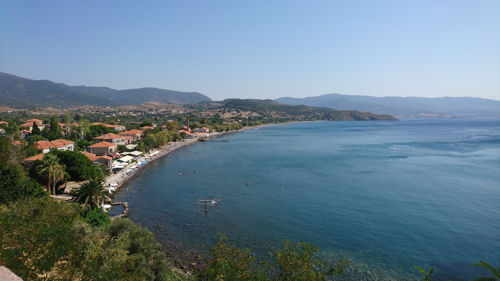 Photo of Delfinia beach II with light fine pebble surface