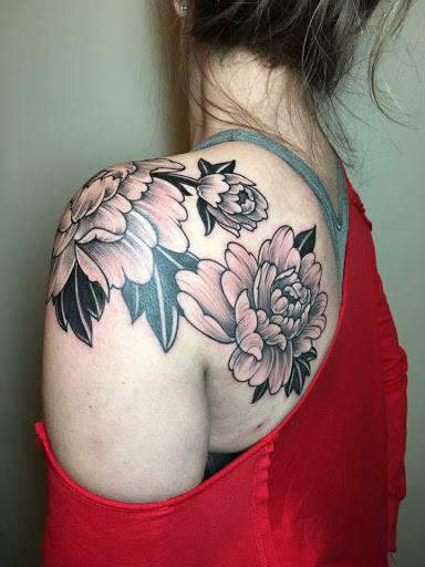 Explore maria tattoo ideas, creative tattoo ideas in Kansas City, available at Stormy Tattoo