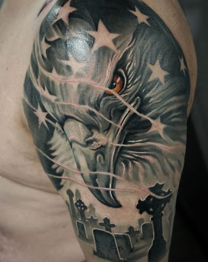 Explore lotr tattoo ideas, creative tattoo ideas in San Antonio, available at Firme Copias Tattoo Studio