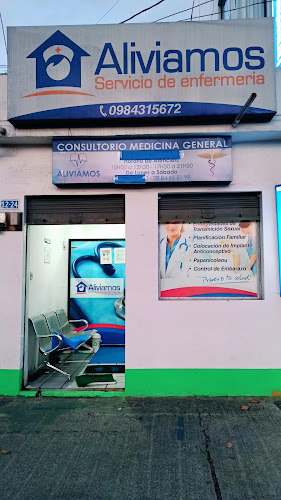 Horarios de Aliviamos Centro Médico y de enfermería Los Ceibos.