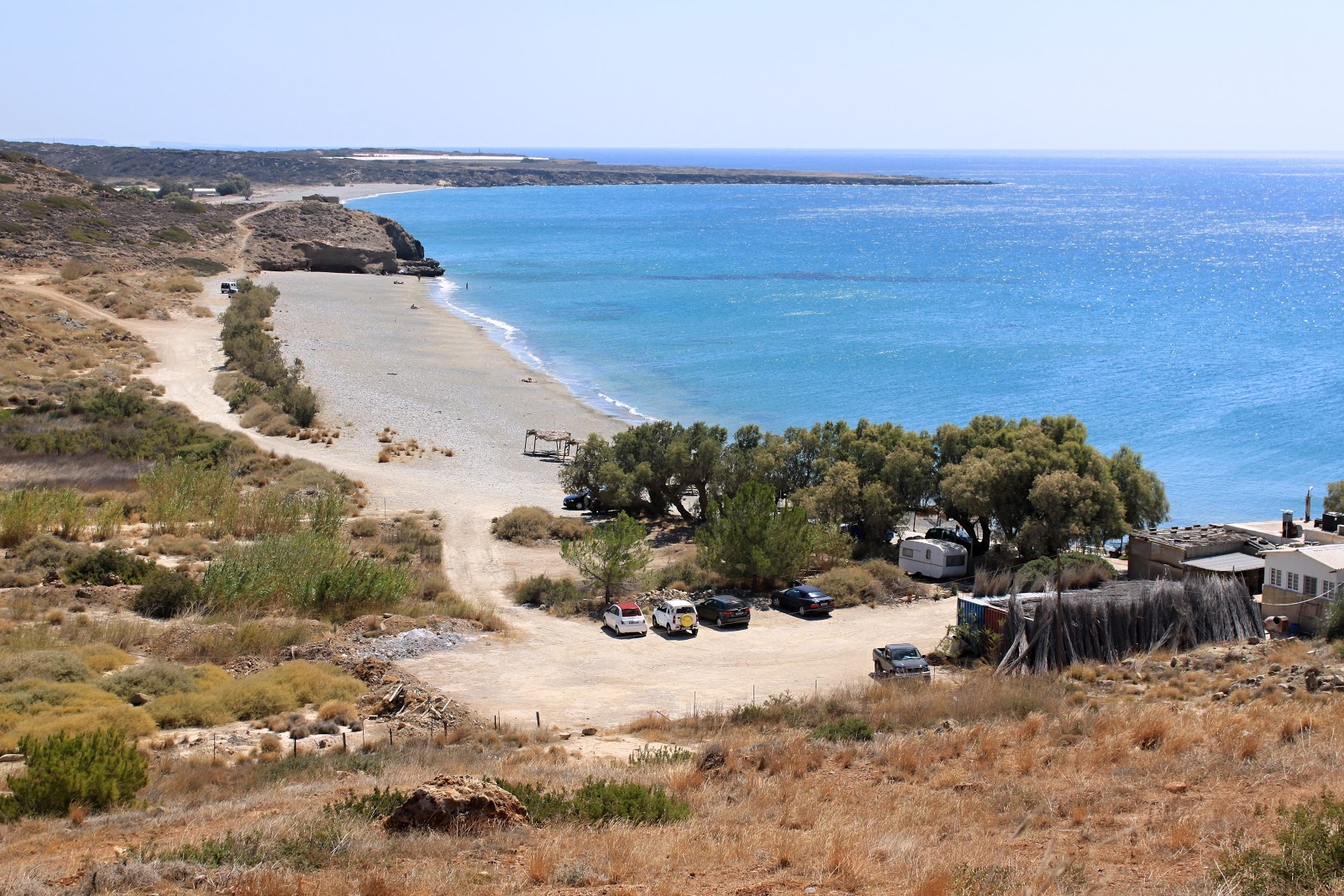 Foto av Diaskari beach med turkos rent vatten yta