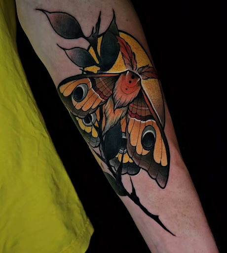 Explore dark tattoo ideas, creative tattoo ideas in Albuquerque, available at Golden Needle Tattoo Studio