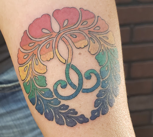 Explore black flower tattoo ideas, creative tattoo ideas in Mililani, available at 2 Thumbs Tattoo