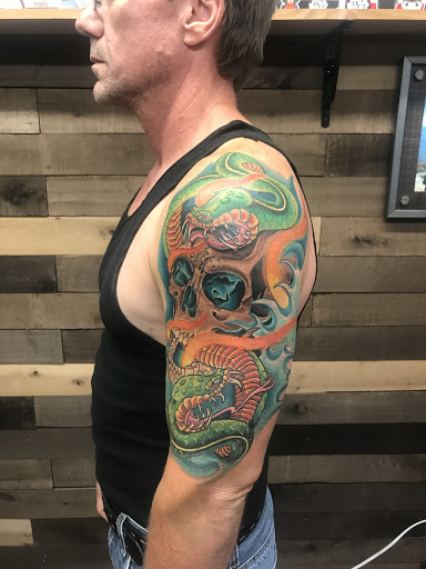 Explore timeline tattoo ideas, creative tattoo ideas in Wichita, available at Addictions In Ink
