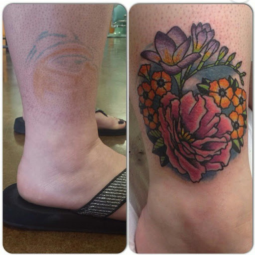 Explore marriage ring tattoo ideas, creative tattoo ideas in Temple, available at Lucky In Love Tattoo