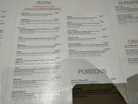 Pizza Pino à Paris menu