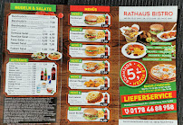 RATHAUS BISTRO Kebab/pizza à Falkensee menu