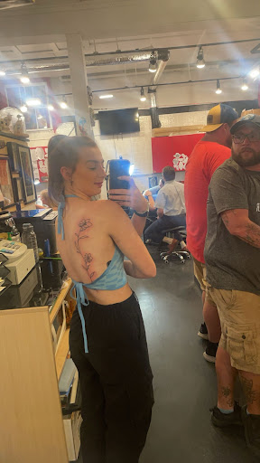 Explore broken clock tattoo ideas, creative tattoo ideas in Athens, available at Skin Hooked Tattoo & Body Piercing