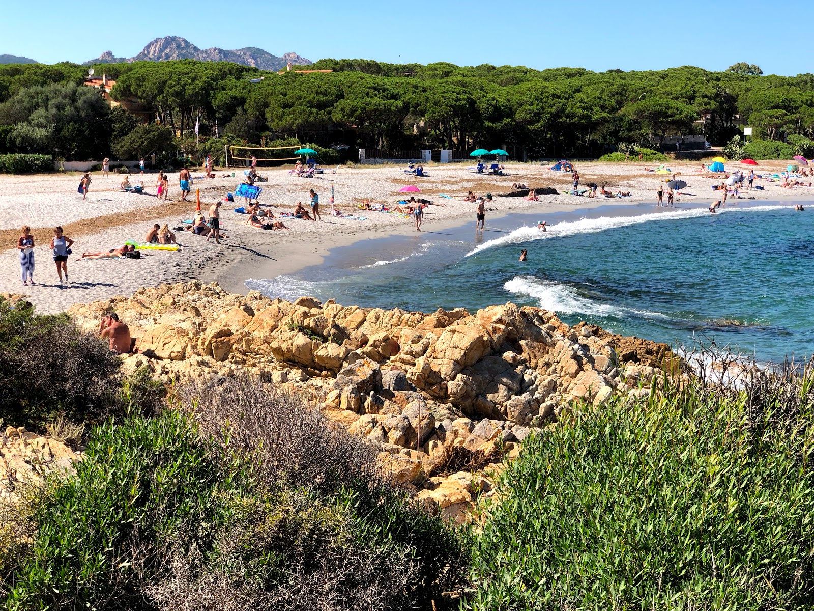 Photo of Cala Liberotto beach and the settlement