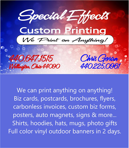 Copy Shop «Special Effects», reviews and photos, 101 W Herrick Ave, Wellington, OH 44090, USA