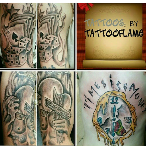 Explore barbados tattoo ideas, creative tattoo ideas in New Orleans, available at Orleans Ink