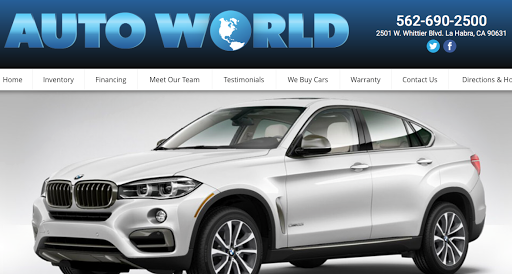 Used Car Dealer «Auto World», reviews and photos, 2501 W Whittier Blvd, La Habra, CA 90631, USA