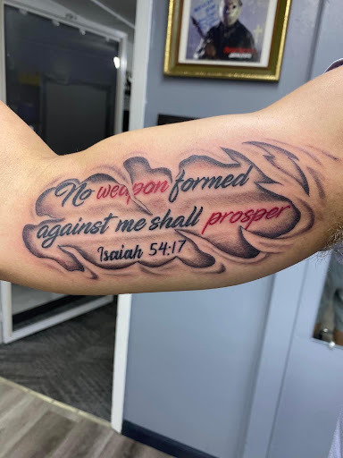 Explore lightsaber tattoo ideas, creative tattoo ideas in Holland, available at Mi Vida Ink