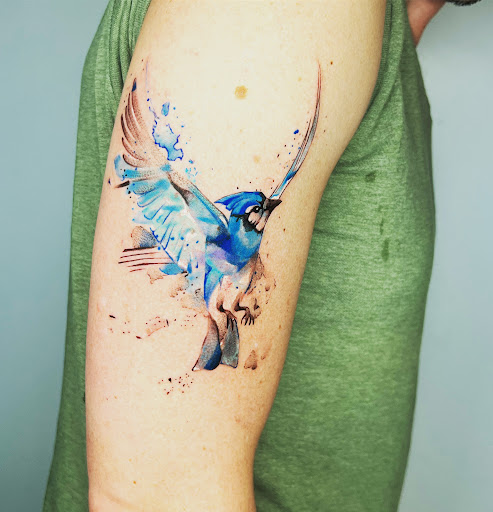 Explore good full sleeve tattoo ideas, creative tattoo ideas in Culver City, available at Alium Tattoo Studio