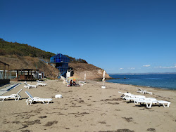 Foto de Rosenets beach rodeado por montanhas