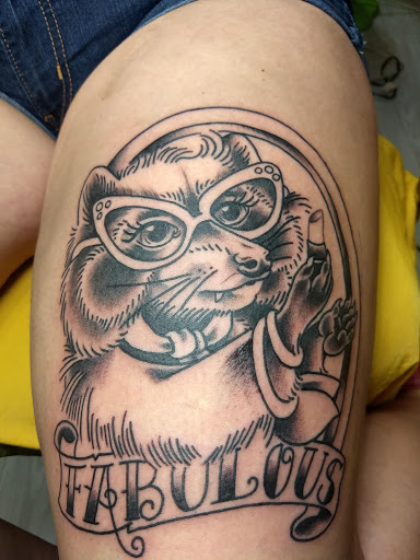 Explore big flower tattoo ideas, creative tattoo ideas in Shreveport, available at The Body Electric