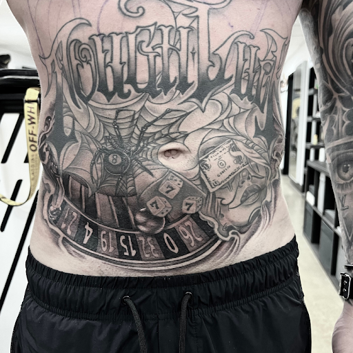 Explore strength tattoo ideas for females, creative tattoo ideas in Maryland Heights, available at Thirteen Roses Tattoo & Aesthetics
