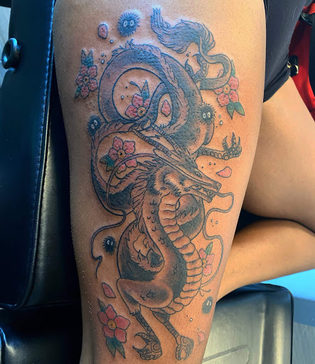 Explore dragon age tattoo ideas, creative tattoo ideas in Palm Harbor, available at Angry Owl Tattoo and Piercing