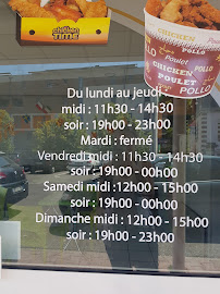 Chick & Day’s à Romans-sur-Isère menu