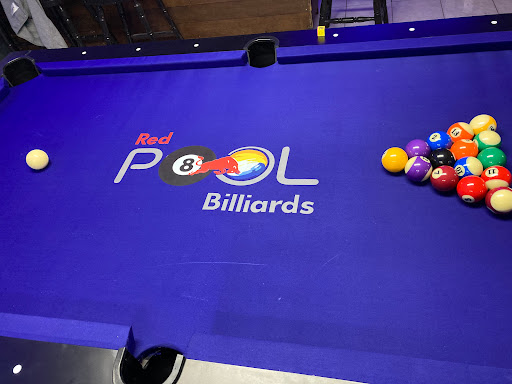 Red Pool Billiards
