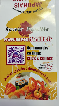 Restaurant saveur famille à Montreuil - menu / carte