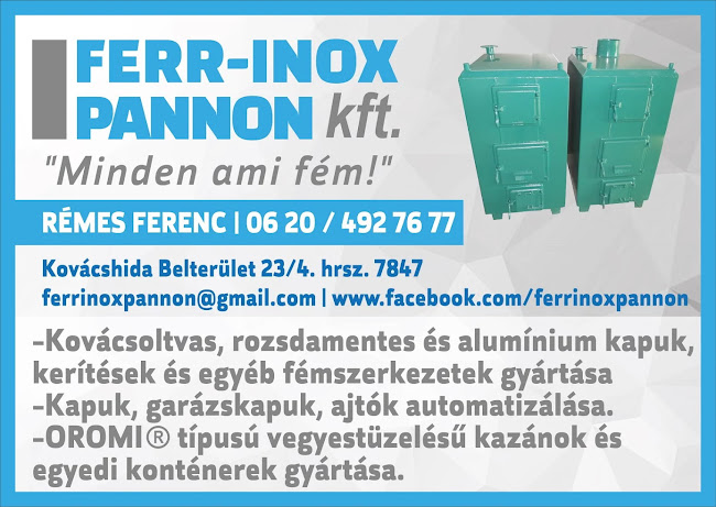FERR-INOX PANNON KFT. Rémes Ferenc - Lakatos