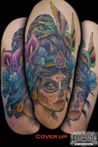 Explore easy halloween tattoo ideas, creative tattoo ideas in Studio City, available at The Dolorosa Tattoo Studio