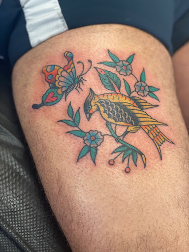 Explore clock tattoo ideas for females, creative tattoo ideas in Arcata, available at True Nature Tattoo