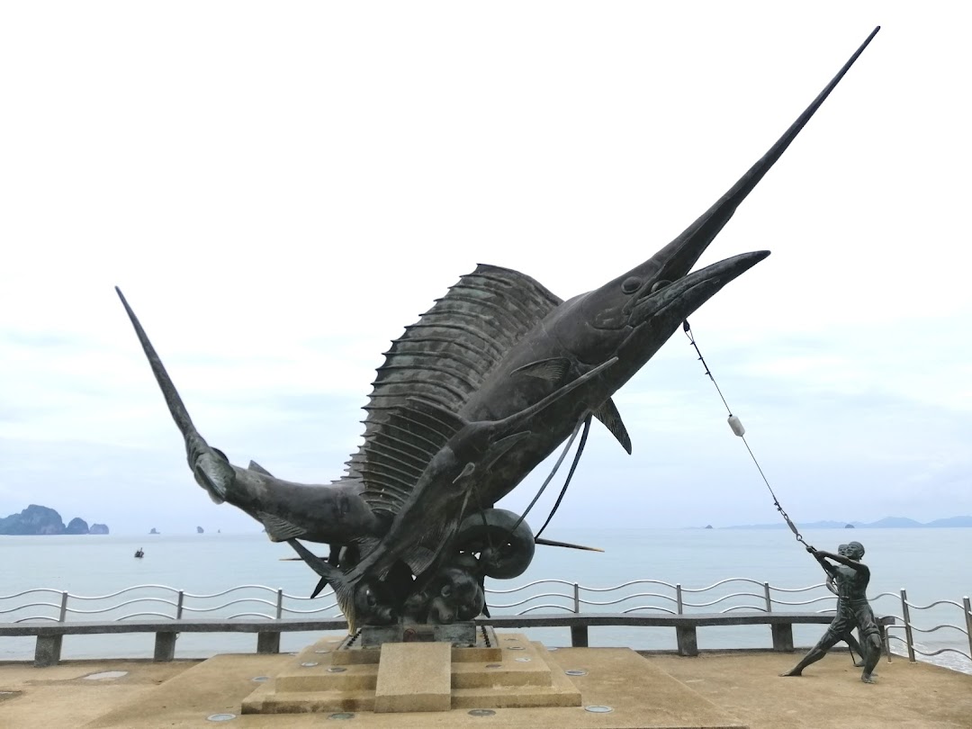 Swordfish sculpture