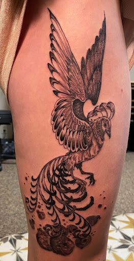 Explore cover up tattoo ideas for ladies, creative tattoo ideas in Fort Collins, available at Meadowlark Tattoo