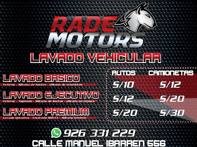 CAR WASH RADE MOTORS - Servicio de lavado de coches