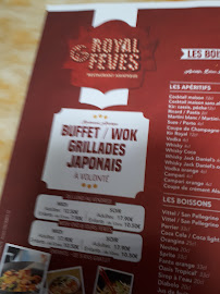 Royal de fèves à Fèves menu