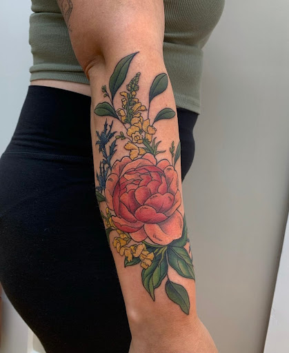 Explore biceps tattoo ideas, creative tattoo ideas in Middleboro, available at Take Heart Tattoo