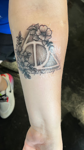 Explore quarter sleeve tattoo ideas women, creative tattoo ideas in Kissimmee, available at Fallen Heroes Tattoo & Piercing (Florida)