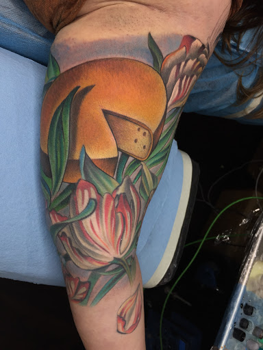 Explore tattoo ideas for men bicep, creative tattoo ideas in San Diego, available at Remington Tattoo Parlor