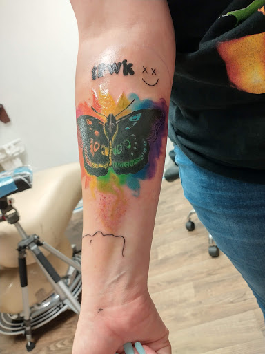 Explore hunting tattoo sleeve ideas, creative tattoo ideas in Chattanooga, available at Chattanooga Tattoo Company