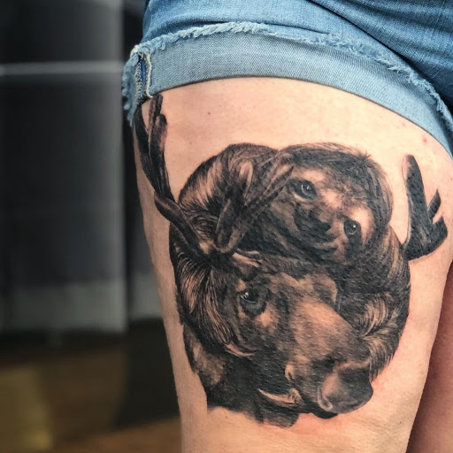 Explore lip tattoo cover up ideas, creative tattoo ideas in Tacoma, available at Garfield Street Tattoo Co