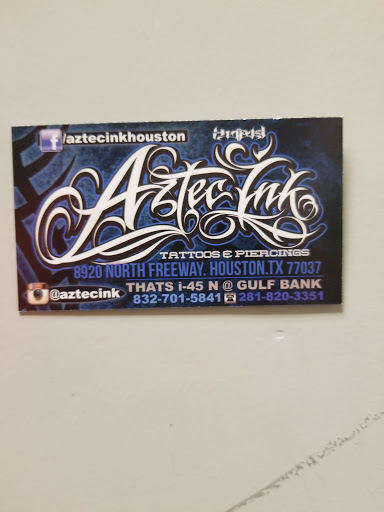 Tattoo Shop «Aztec Ink», reviews and photos, 8920 North Fwy, Houston, TX 77037, USA