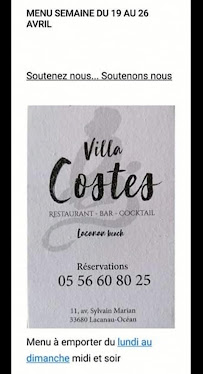 Photos du propriétaire du Restaurant Villa Costes à Lacanau - n°12